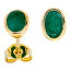 ̵ۥͥå쥹ɥ꡼󥴡ɥɥ󥰥åɥܥear studs jewelry with emerald green,585 gold yellow gold,oval,womens earrings