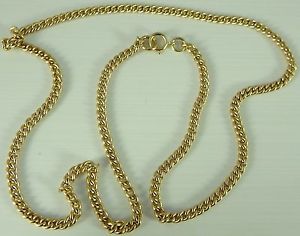 【送料無料】ネックレス　9ctイェローゴールド116gm175インチチェーンネックレス