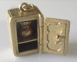 【送料無料】ネックレス　ヴィンテージイエローゴールドオールドファッションバッグvintage 9ct yellow..