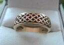 【送料無料】ネックレス ウェールズゴールドケルトリングサイズメートルwelsh 9ct clogau gold celtic lady guinevere ring size l m