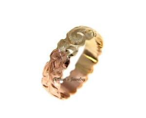 【送料無料】ネックレス イエローローズゴールドカスタムハワイアンマイレスクロールリング14k yellow rose gold custom hand engraved hawaiian scroll maile ring cutout 6mm 【送料無料】ネックレス イエローローズゴールドカスタムハワイアンマイレスクロールリング14k yellow rose gold custom hand engraved hawaiian scroll maile ring cutout 6mm