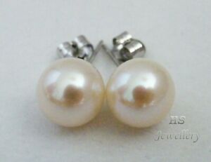 ̵ۥͥå쥹饦ɥåɥkۥ磻ȥɥ졼ǥhs round south sea cultured pearl 10mm stud earrings 14k white gold aaa grading