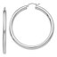 ̵ۥͥå쥹14kۥ磻ȥ4mm塼֥14k white gold polished 4mm lightweight tube hoop earrings for ladies