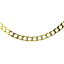 ̵ۥͥå쥹ɥhallmarked 4mm wide 9ct yellow gold square 16 curb chain 1292g