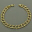 ̵ۥͥå쥹ɥ֥쥹åȡuk hallmarked 9ct yellow gold curb bracelet 75 9mm 12g rrp 530 b8_75