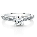 【送料無料】ネックレス リングソリッドホワイトゴールドサイズ071ct real moissanite ring 14k solid white gold womens wedding rings size m n j(4)