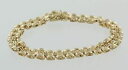 【送料無料】ネックレス イエローゴールドリンクブレスレットhallmarked 9ct yellow gold carved link bracelet