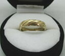 【送料無料】ネックレス ゴールドheavy 18ct gold patterned wedding ring