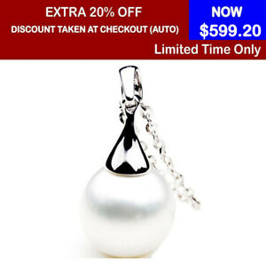 ̵ۥͥå쥹ɥ륪ȥꥢڥ2,099 pacific pearls aaa 11mm australian south sea pearl pendant