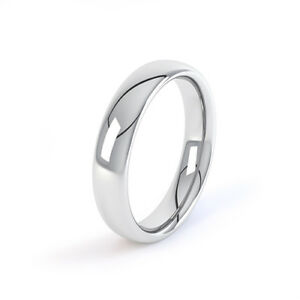 【送料無料】ネックレス プラチナコートサイズplatinum wedding ring light weight, 5mm, court shape, poli...