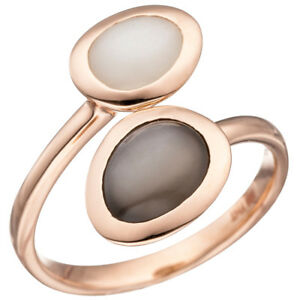 【送料無料】ネックレス　レディースリングローズゴールドゴールドリングリングladies ring two moonstones amp; 585 gold rose gold gold ring gemstone ring