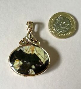 【送料無料】ネックレス　spectacular double sided 9ct 9k375blue john pendant david scott walker194gspectacular double sided 9ct 9k 375 blue john pe