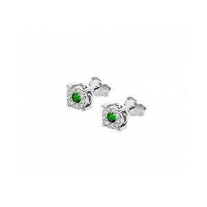 ネックレス　イヤリングホワイトゴールドホワイトゴールドエメラルドearrings lunatica woman osd781 white gold white gold emerald