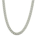 【送料無料】ネックレス　105mmスターリングリンクチェーンwロブスター2026sterling silver solid 105mm domed curb link chain w lobster clasp 20 26