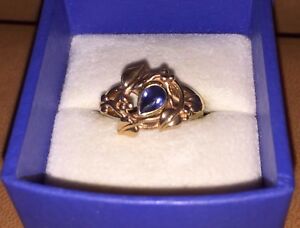 【送料無料】ネックレス　デイヴィッドゴールドサファイアリングツリーearly clogau st david 9ct ry gold amp; sapphire ‘tree of life’ ring n; 53; 6 12