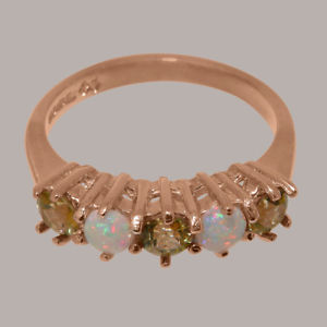 【送料無料】ネックレス ローズゴールドペリドットオパールリングサイズ18ct 750 rose gold natural peridot amp; opal womens eternity ring sizes j to z