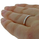 【送料無料】ネックレス ローズゴールドリング¥セットhj 18ct rose gold 020ct pave set half eternity ring rr...