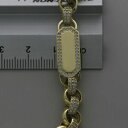 【送料無料】ネックレス　85インチ{ti3_85}9ctゴールドセット375 idベルチャーmm9ct gold mens gemset triple id belcher bracelet 75 mm 85 inches {ti3_85}