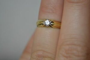 楽天hokushin【送料無料】ネックレス　ゴールドキッズリング9ct gold kids cz ring