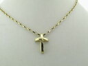 楽天hokushin【送料無料】ネックレス　ボックスゴールドクロスペンダントチェーン boxed hallmarked 9ct gold child adult cross pendant 16 chain nr bargain