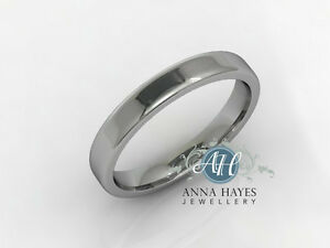 【送料無料】ネックレス　ホワイトゴールドレディースフラットトップリングハンドメイド￥グラム3mm 9ct white gold ladies flat top ring handmade genuine rrp 169 32 grams(4)