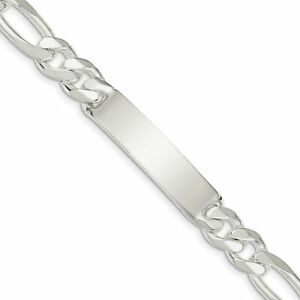 【送料無料】ネックレス　スターリングフィガロidqfd300sterling silver figaro id bracelet qfd300