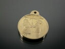 【送料無料】ネックレス ヴィンテージゴールドペンダントvintage 14ct gold i love april pendant charm 1978