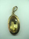 【送料無料】ネックレス ヴィンテージゴールドシトリンペンダントvintage 9ct gold citrine pendant circa 1960s(4)