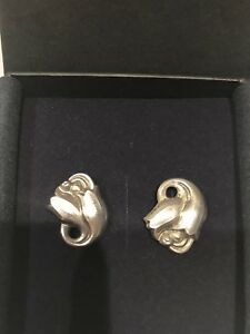 【送料無料】ネックレス　ゲオルクイェンセンチューリップクリップgeorg jensen 100 tulips screw clips