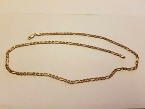 【送料無料】ネックレス　ゴールドフィガロネックレスインチ(4)