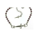 【送料無料】ネックレス ブレスレットシルバーパープルbracelet cesare paciotti woman jpbr0480b silver purple(4)