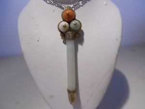 ̵ۥͥå쥹ޥ顼ڥktɥmulti color jade pendant 14kt gold without chain