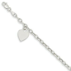 14k white gold dangle heart bracelet sf1823kホワイトゴールドハートブレスレット※注意※NYからの配送になりますので2週間前後お時間をいただきます。人気の商品は在庫が無い場合がございます。ご了承くださいませ。サイズの種類の商品は購入時の備考欄にご希望のサイズをご記載ください。　携帯メールでの登録ですと楽天からのメールが届かない場合がございます。