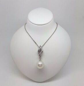 【送料無料】ネックレス　スターリングシルバーサウスシーパールペンダントドルmiran 170345 sterling silver cultured south sea pearl 12mm pendant rrp 297