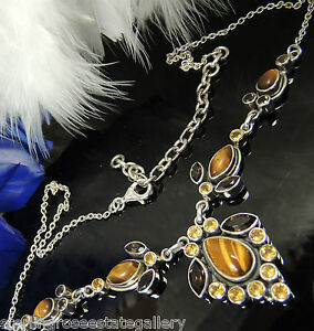 ネックレスネックレスタイガーアイシ...