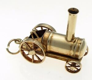 【送料無料】ネックレス　ヴィンテージゴールドロンドンハンドメイドスティーブンソンロケットエンジン