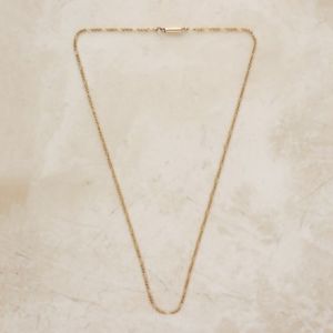 【送料無料】ネックレス ビンテージフィガロチェーンネックレスローズゴールドインチ