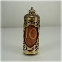 【送料無料】ネックレス ゴールドシリンダーシリングメモ9ct gold cylinder containing 10 ten shilling note