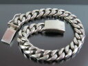 yzlbNX@Be[WLVJX^[OVo[NuXbgvintage mexican heavy sterling silver curb link bracelet c1970