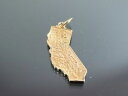 【送料無料】ネックレス ビンテージゴールドカリフォルニアペンダントrare vintage 14ct gold california pendant charm...