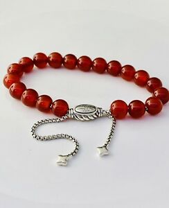 【送料無料】ネックレス　デビッドカネビーズブレスレットdavid yurman carnelian spiritual bead bracelet