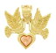 【送料無料】ネックレス　lovebirds18チェーン10ctgoldtwoネックレス