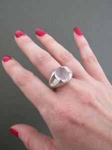 楽天hokushin【送料無料】ネックレス　ヴィンテージスターリングリングvintage sterling silver moonstone modernist ring