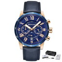 【送料無料】 腕時計 benyar mensクロノグラフスポーツbenyar mens fashion chronograph sport watches leather quartz watches(2)