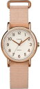 【送料無料】 腕時計 ウィークエンダーピンクファブリックローズゴールドケースtimex tw2r59900, womens weekender pink fab...