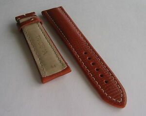 【送料無料】　腕時計　tradema cinturino in pelle watch strap color mielemm24 molto rarotradema cinturino in pelle watch strap ..