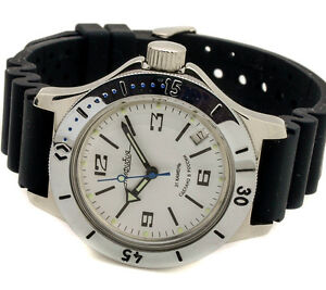 【送料無料】 腕時計 russian vostok 2416b auto amphibian diver watch120847diver strap russian vostok 2416b auto amphibian diver watch 120847 d