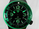 【送料無料】　腕時計　スイスネプチューンクォーツステンレススチールシリコンストラップウォッチswiss legend green 44mm neptune quartz stainless steel silicone strap watch
