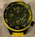 【送料無料】 腕時計 preスイス21 52mmblkpre owned swiss legend neptune automatic 21 jewel movement 52mm watch yellowblk(2)