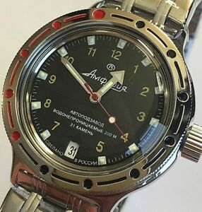 【送料無料】 腕時計 200mamphibianボストークロシアダイバー420270 amphibian vostok russian diver watch automatic 200 m 420270